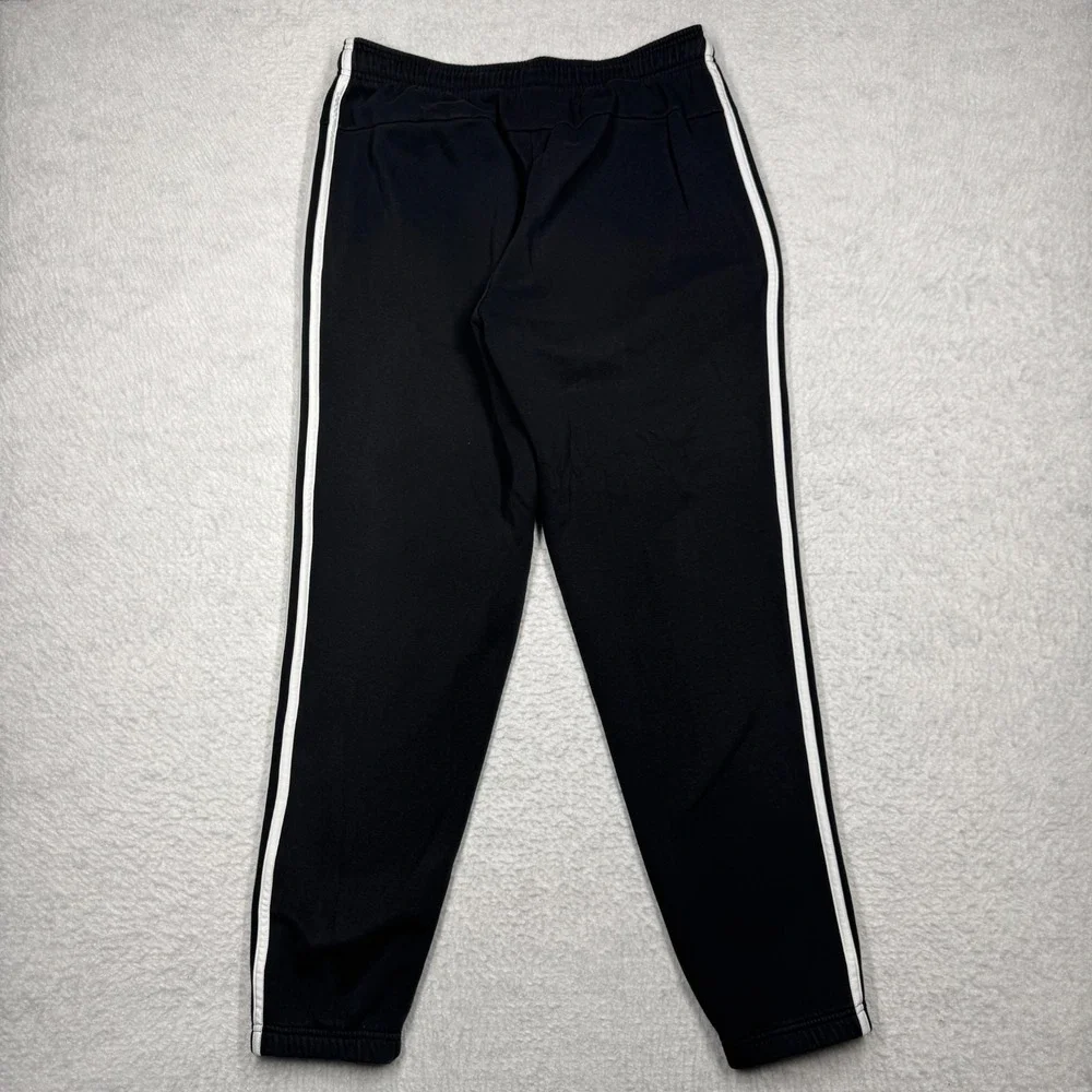 Adidas Sweat Track Pants‎ Joggers Black White Stripes Men's Size L